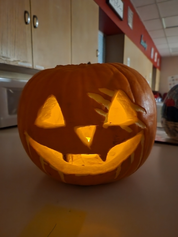 A pumpkin from Foods class